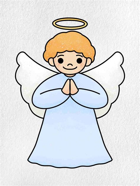 little angel drawing|How to Draw an Angel .